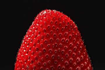 Image showing strawberry closeup