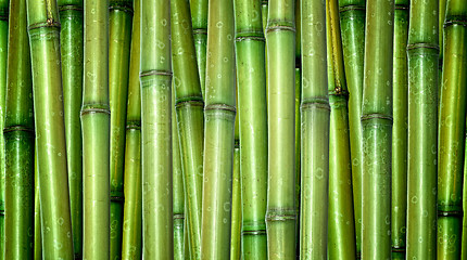 Image showing fresh bamboo background