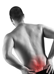 Image showing back pain and injury