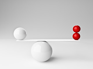 Image showing balls balance