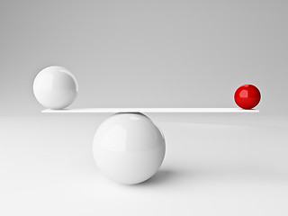 Image showing balls balance