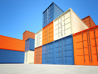 Image showing colorful container