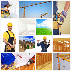 Image showing building industry background