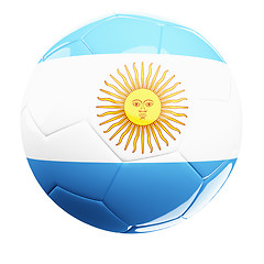 Image showing argentina soccerball