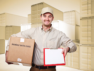 Image showing delivery man