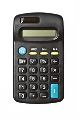 Image showing Black calculator