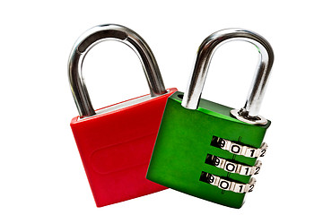 Image showing Red and green lpadock