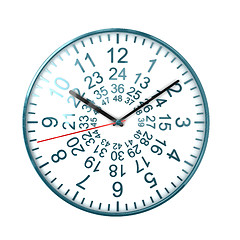 Image showing 48 ours clock