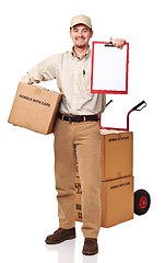 Image showing delivery man