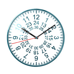 Image showing 36 ours clock