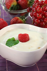 Image showing Yogurt