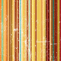 Image showing striped colored background in grunge style.