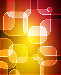 Image showing Abstract background with bokeh effect. Vector.
