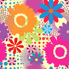 Image showing Summer flower pattern