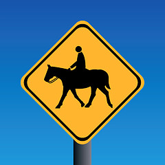 Image showing Road sign vector illustration