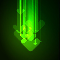 Image showing Abstract arrows background. Vector.