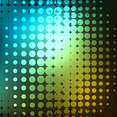 Image showing Color halftone