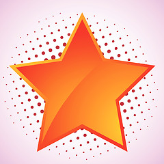 Image showing Vector star, abstract design element