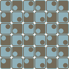 Image showing A retro, repeating vector pattern