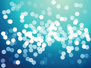 Image showing blue background with bokeh effect