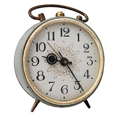 Image showing old-fashioned  alarm clock 