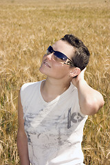 Image showing girl in sunglasses