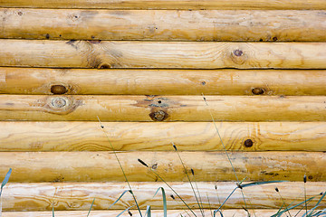 Image showing wooden logs