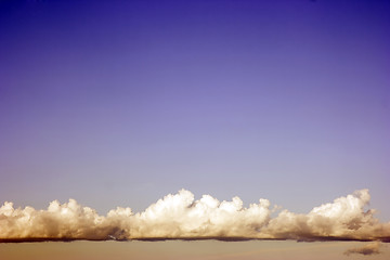 Image showing The sky with clouds