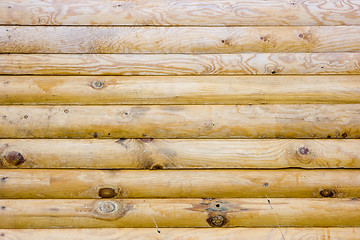 Image showing Structure of a wooden wall