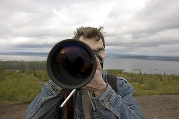 Image showing photographer