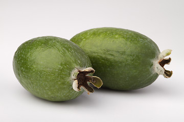 Image showing close-up image of  feijoa fruit, 