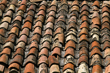 Image showing tiled roof texture