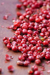 Image showing Red peppercorns