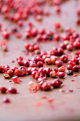 Image showing Red peppercorns