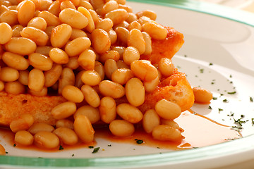 Image showing Baked Beans On Toast