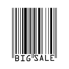 Image showing Big Sale bar codes all data is fictional. EPS 8