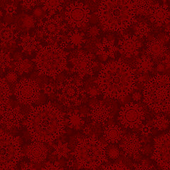 Image showing Seamless deep red christmas texture pattern. EPS 8