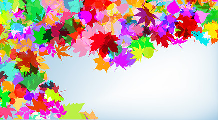 Image showing Autumn colorful background