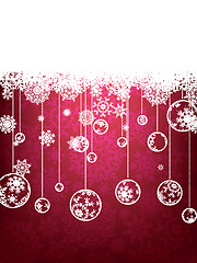 Image showing Christmas background with copyspace.  EPS 8