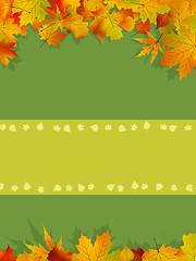 Image showing Decorative autumn background