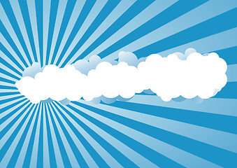 Image showing Cloud background