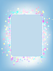 Image showing Vector colorful frame