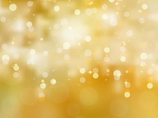 Image showing Elegant gold christmas background. EPS 8