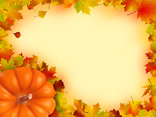 Image showing Thanksgiving holiday frame.