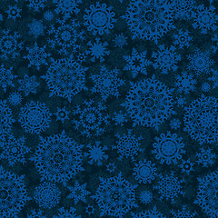 Image showing Seamless light blue christmas pattern. EPS 8