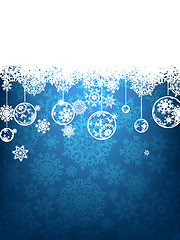 Image showing Christmas background with copyspace.  EPS 8