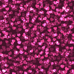 Image showing Vector seamless heart texture