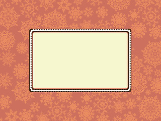 Image showing Christmas or holiday frame. EPS 8