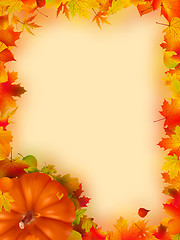 Image showing Thanksgiving holiday frame.