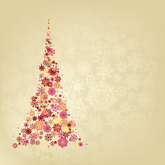 Image showing Christmas tree. EPS 8